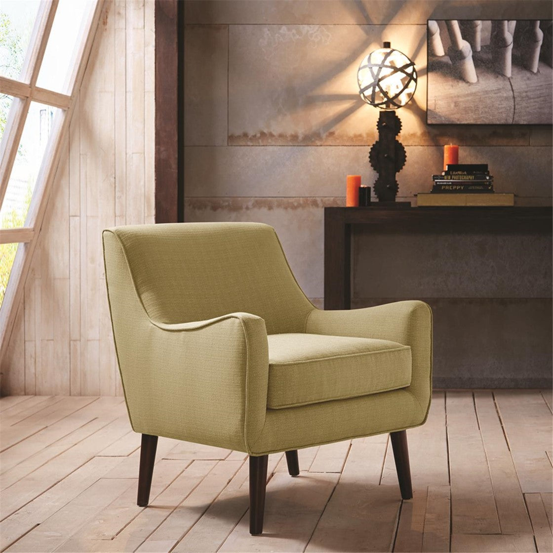 Oxford Mid-Century Green Accent Chair