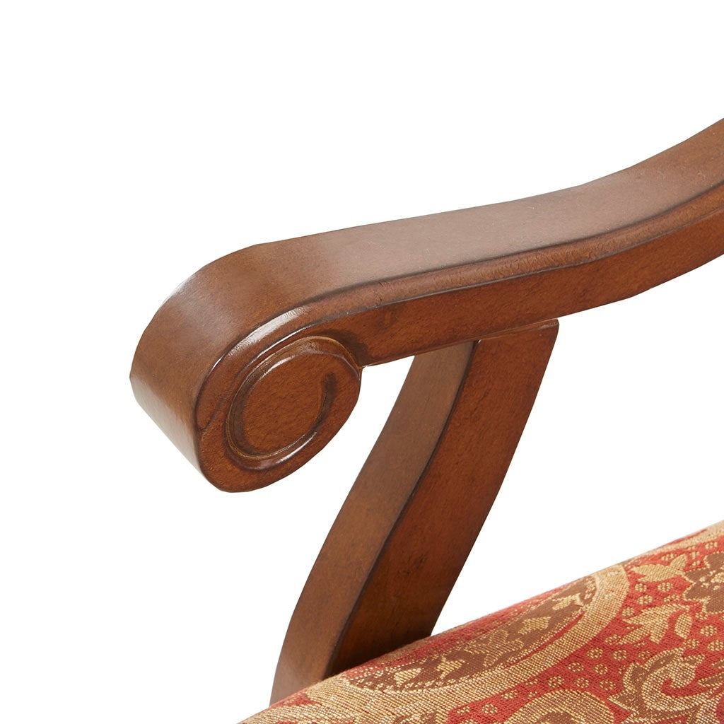 Brentwood Exposed Red Wood Arm Chair