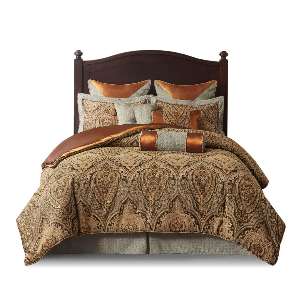 Canovia Springs Jacquard Comforter Set