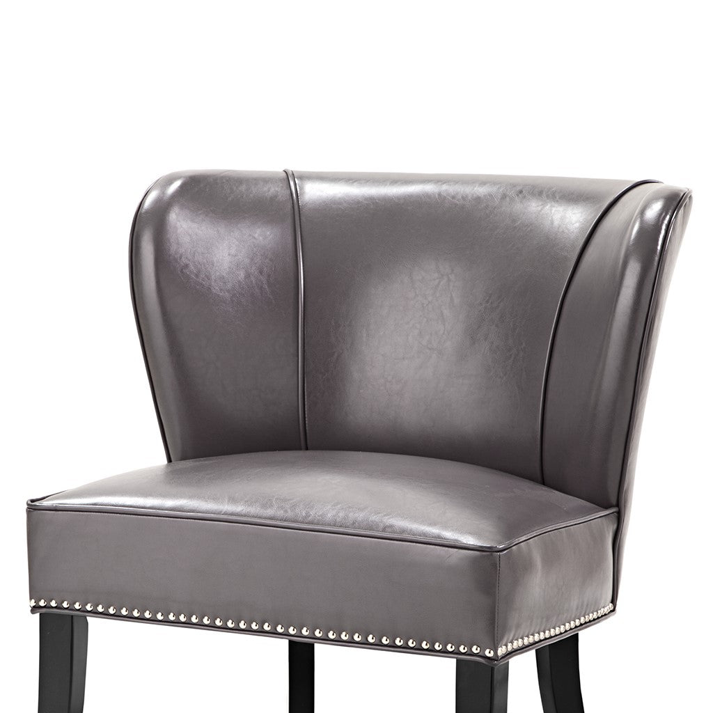 Hilton Armless Grey Accent Chair