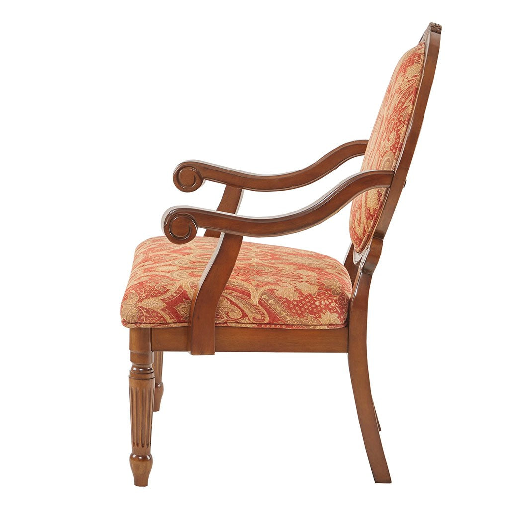 Brentwood Exposed Red Wood Arm Chair