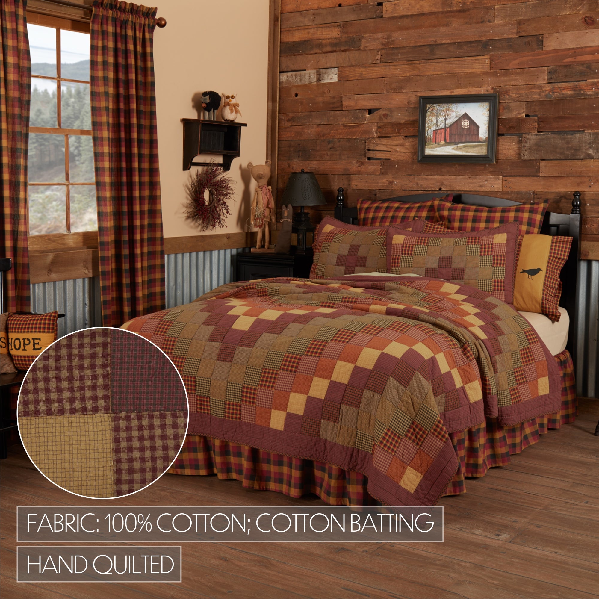 Heritage Farms Twin Quilt 68Wx86L