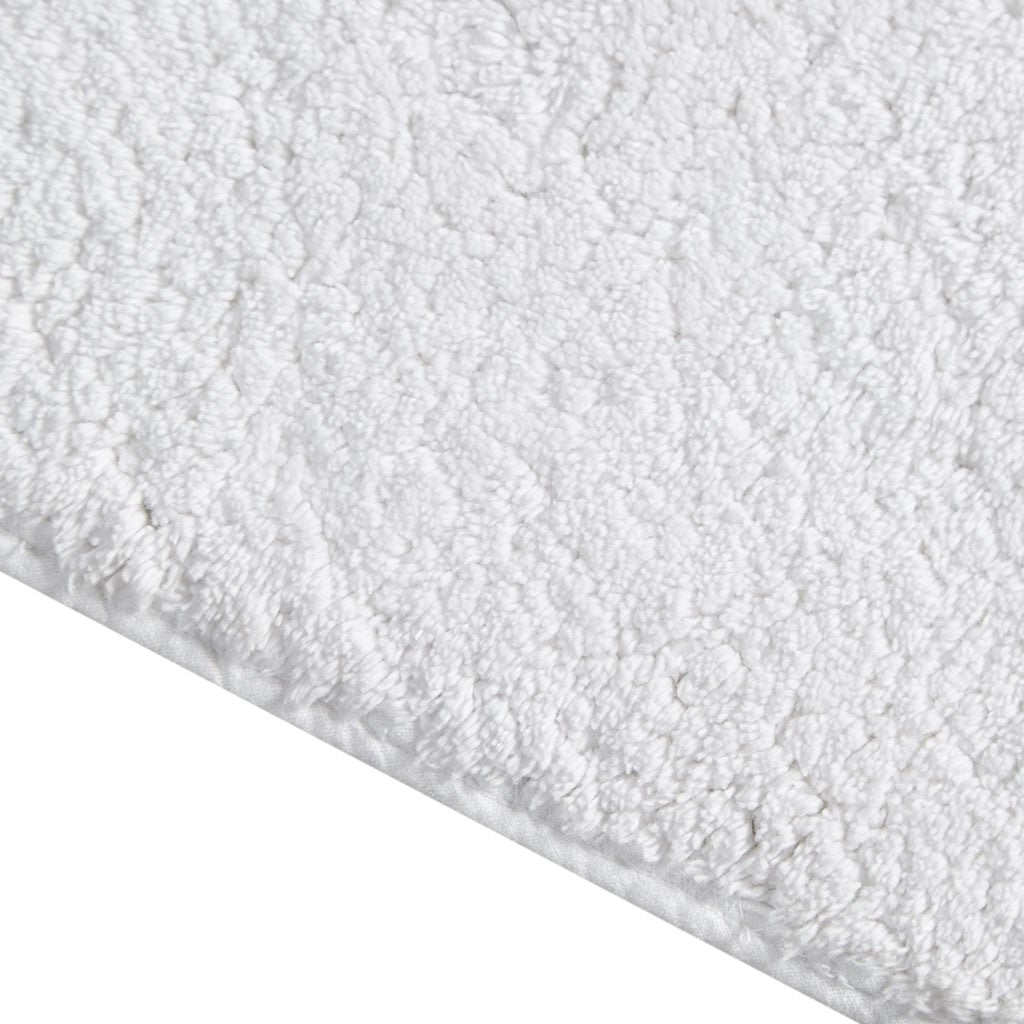 Aure 100% Cotton Reversible Antimicrobial Bath Rug