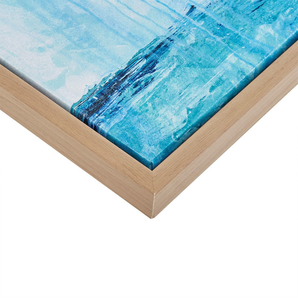 Seascape Gel Coat Framed Canvas 4PC Set