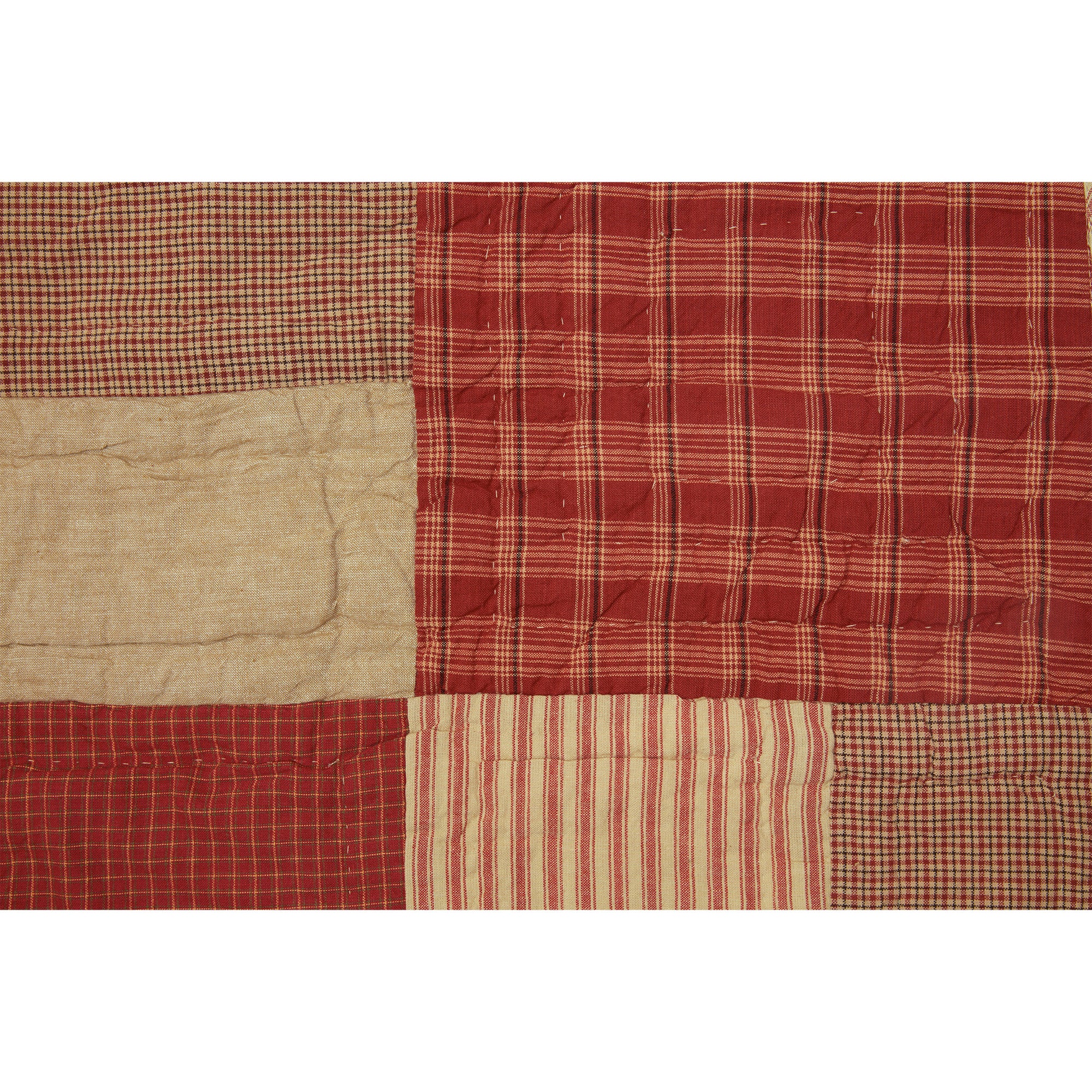 Rory Schoolhouse Red Luxury King Quilt 120Wx105L