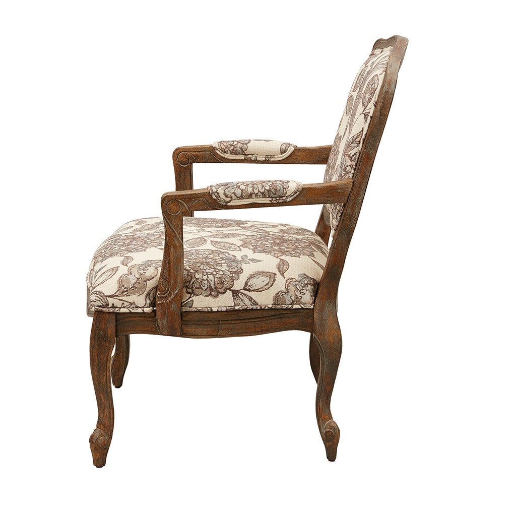 Monroe Camel Back Exposed Wood Chair