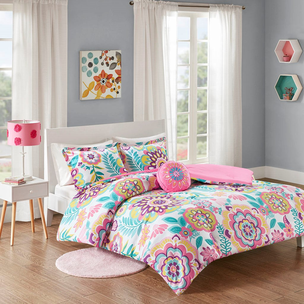 Camille Floral Comforter Set