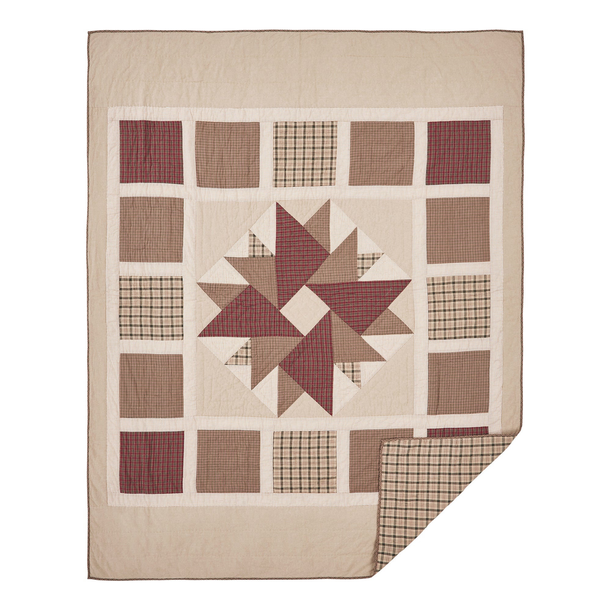 Cider Mill Twin Quilt 68Wx86L