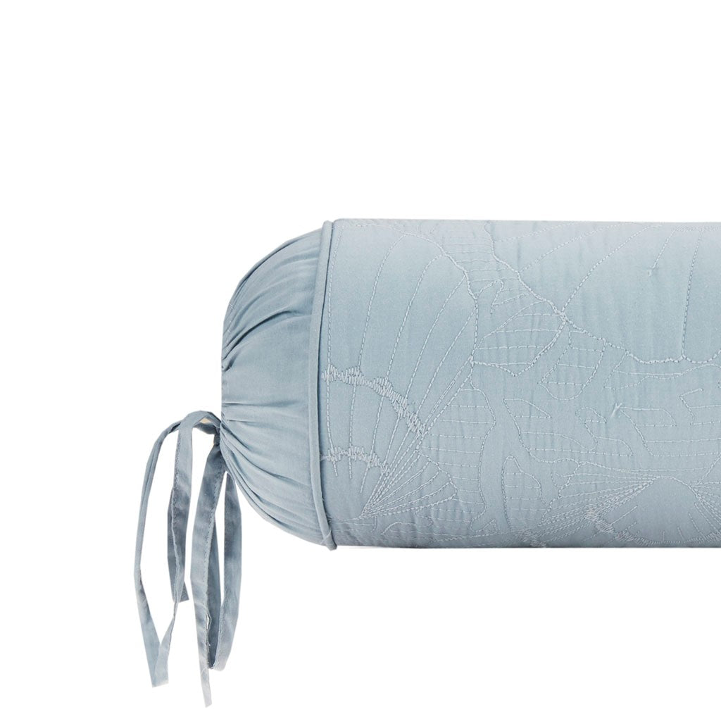Crystal Beach Quilted Bolster Pillow