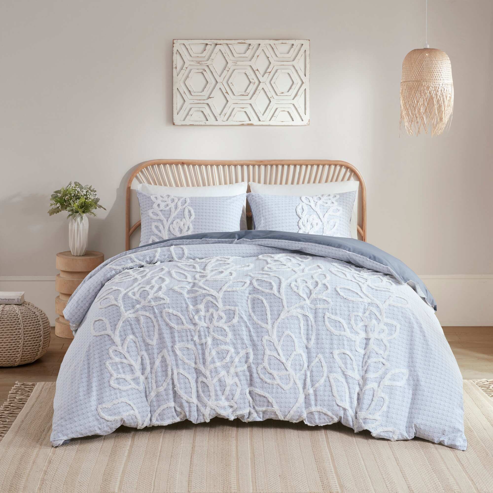 Los Angeles Blue 3-Piece Comforter Set Comforter Sets By Olliix/JLA HOME (E & E Co., Ltd)