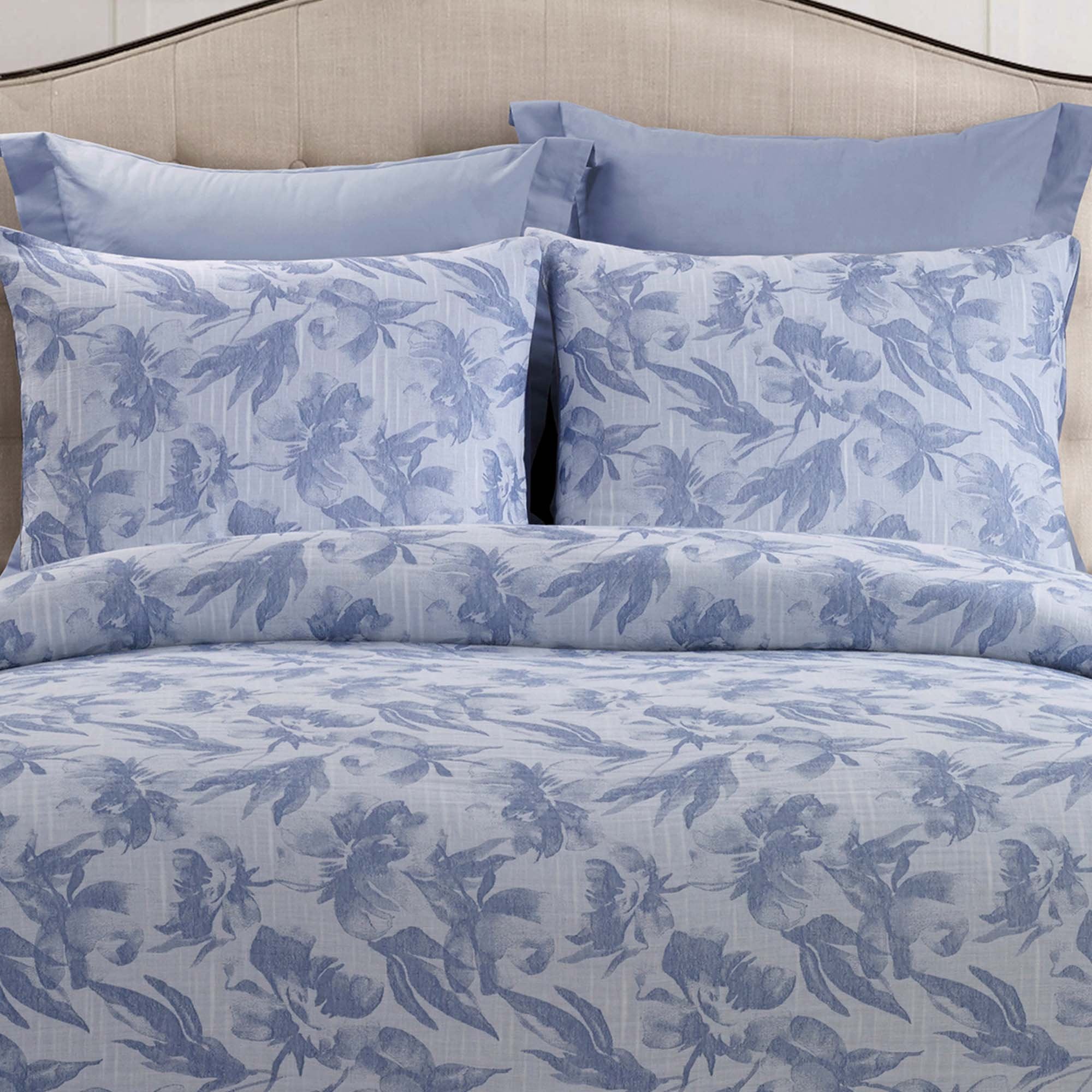 Almaria Soft Blue 3-Piece Comforter Set Comforter Sets By Donna Sharp