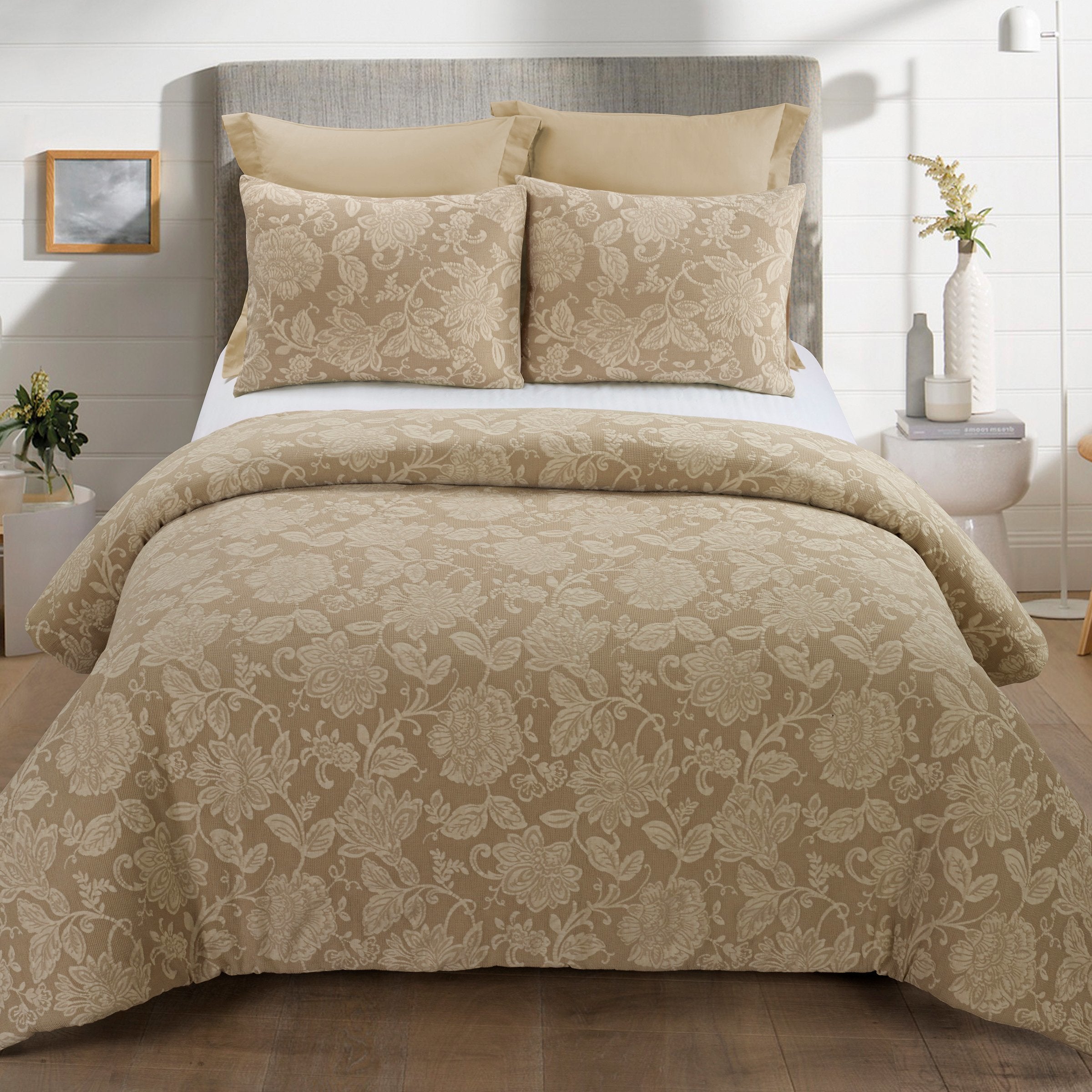 Amadora Cappuccino 3-Piece Comforter Set Comforter Sets By Donna Sharp