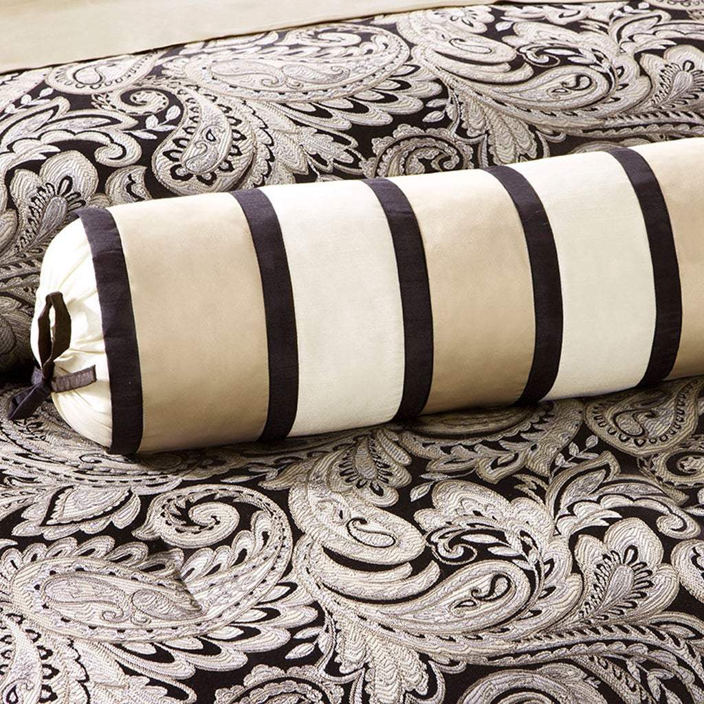 Aubrey Black 12-Piece Comforter Set Comforter Sets By Olliix/JLA HOME (E & E Co., Ltd)