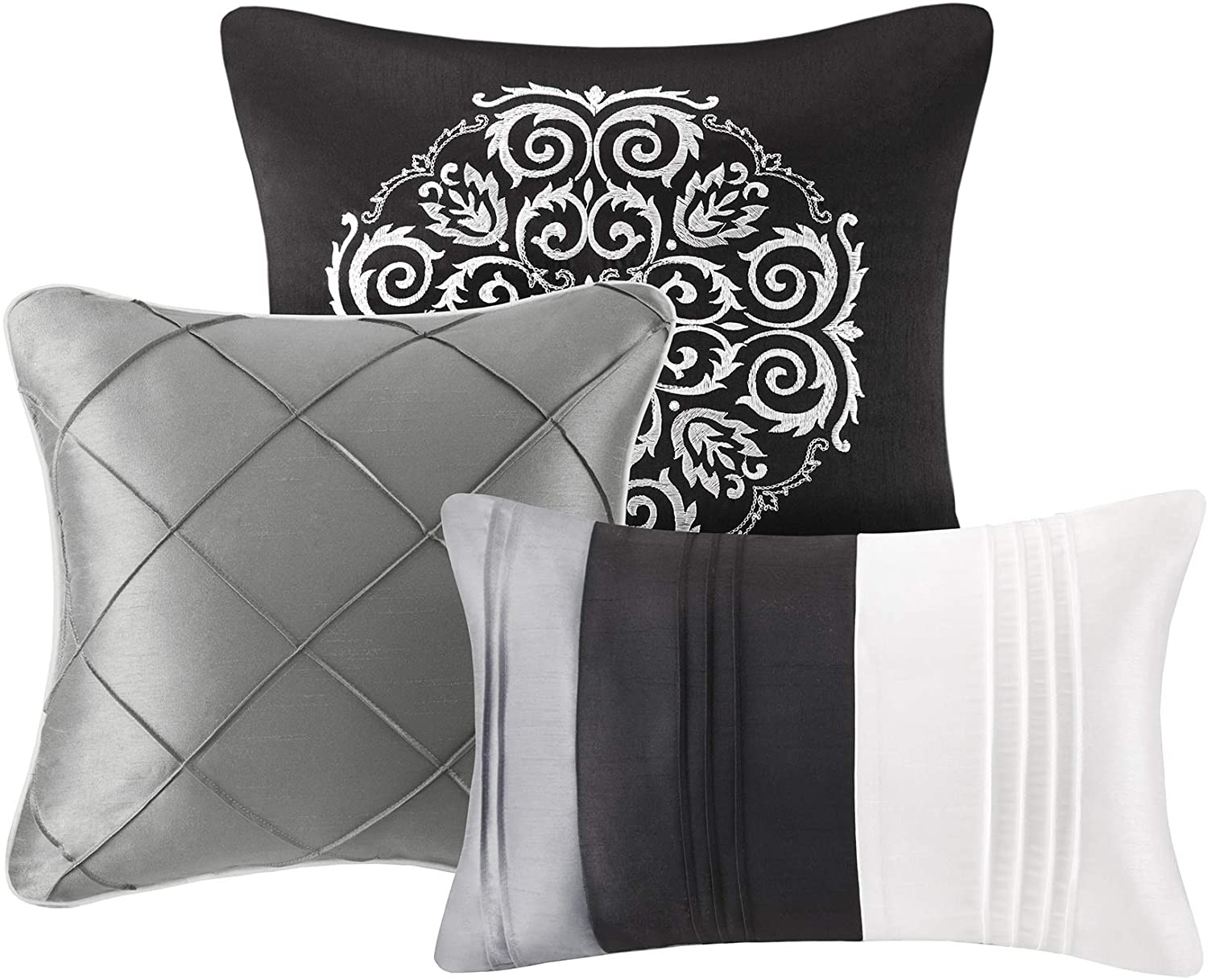 Blaire Grey 7-Piece Comforter Set Comforter Sets By Olliix/JLA HOME (E & E Co., Ltd)