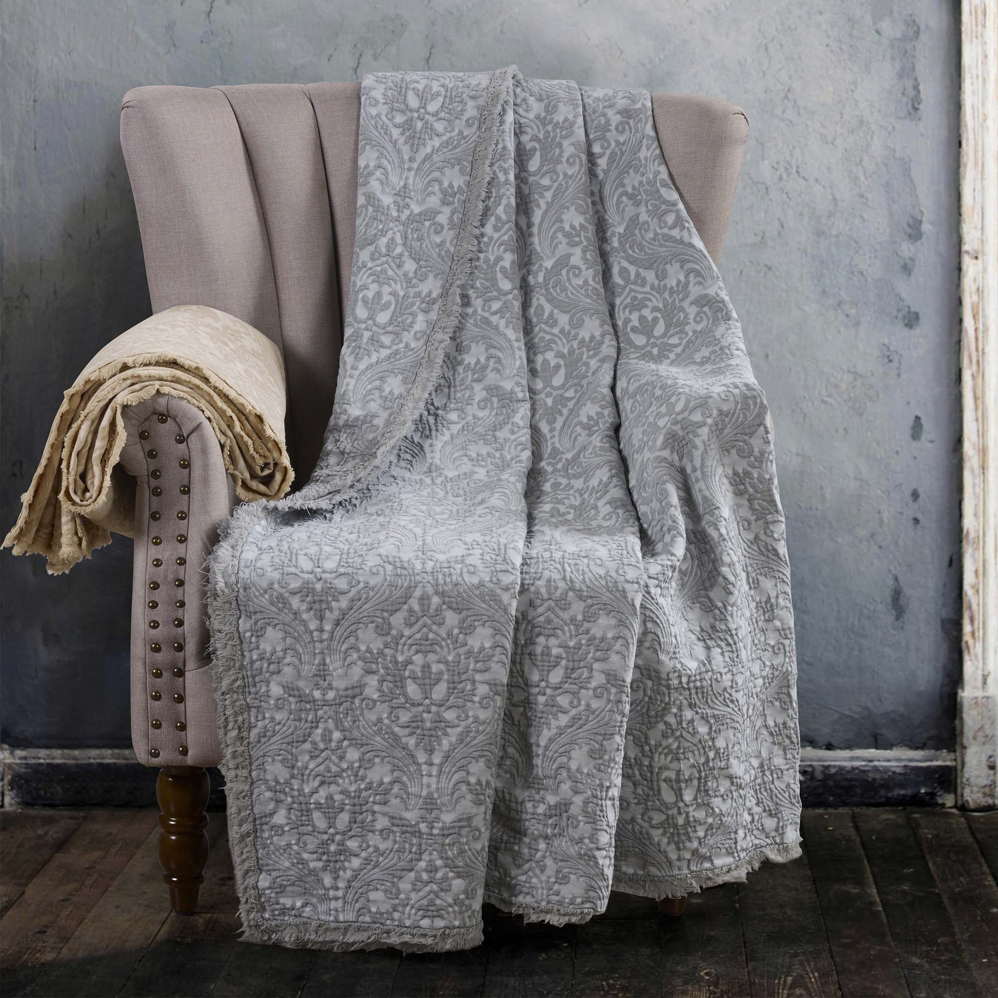 Damask Oatmeal Throw Throws By Donna Sharp