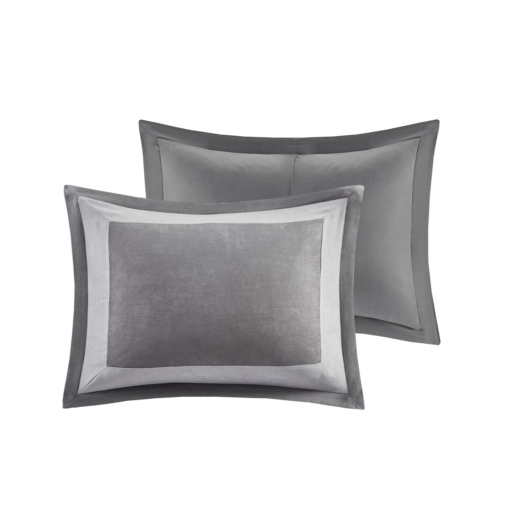 Dax 7 Piece Microsuede Comforter Set