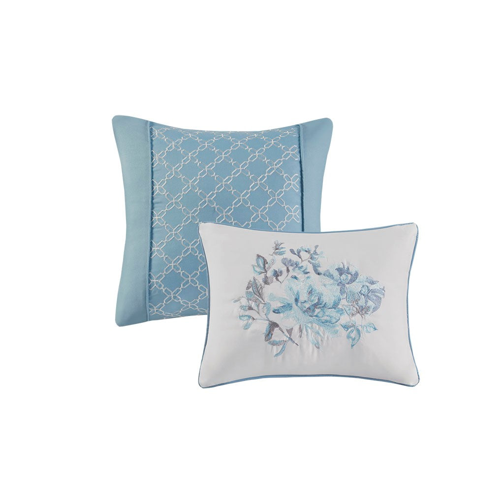 Pema 8 PC Printed Seersucker Comforter and Coverlet Set Collection