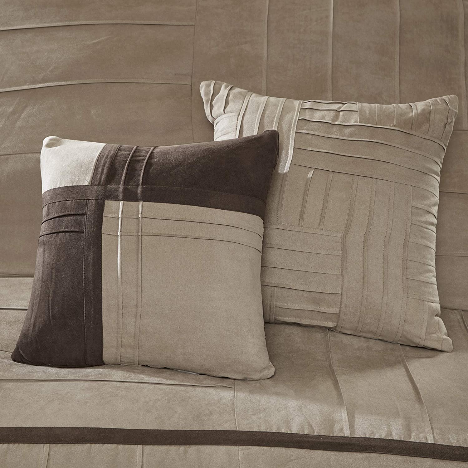 Dune Beige 7-Piece Comforter Set Comforter Sets By Olliix/JLA HOME (E & E Co., Ltd)