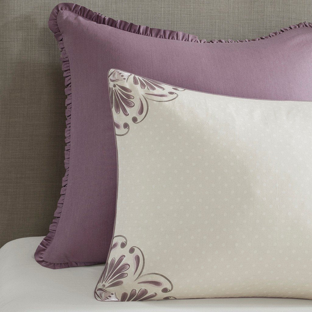 Elise Purple 8-Piece Comforter Set Comforter Sets By Olliix/JLA HOME (E & E Co., Ltd)