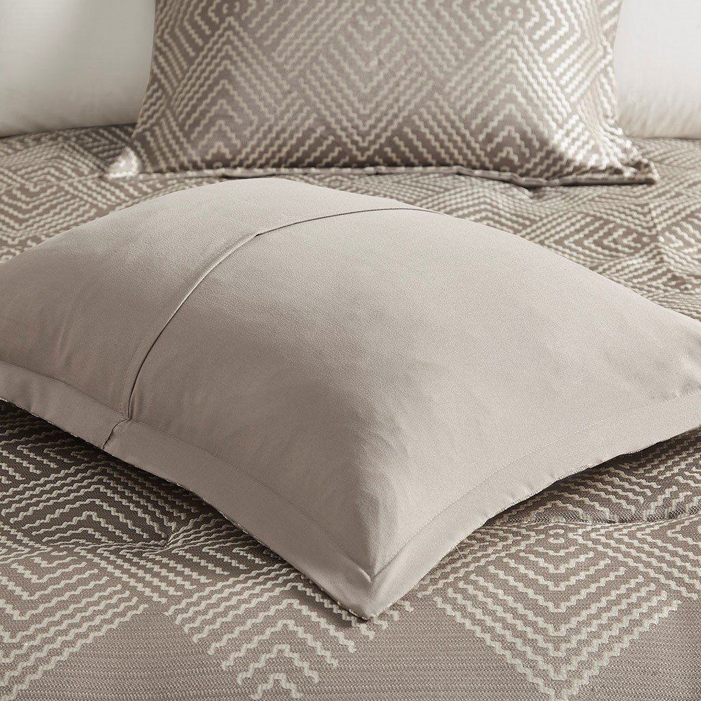 Interval Gray 7-Piece Comforter Set Comforter Sets By Olliix/JLA HOME (E & E Co., Ltd)