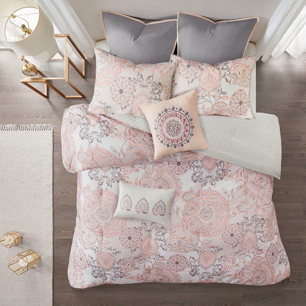 Arizona Blush 8-Piece Comforter Set Comforter Sets By Olliix/JLA HOME (E & E Co., Ltd)
