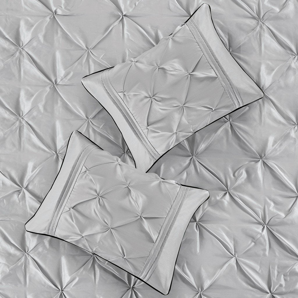 Laurel Grey 7-Piece Comforter Set Comforter Sets By Olliix/JLA HOME (E & E Co., Ltd)