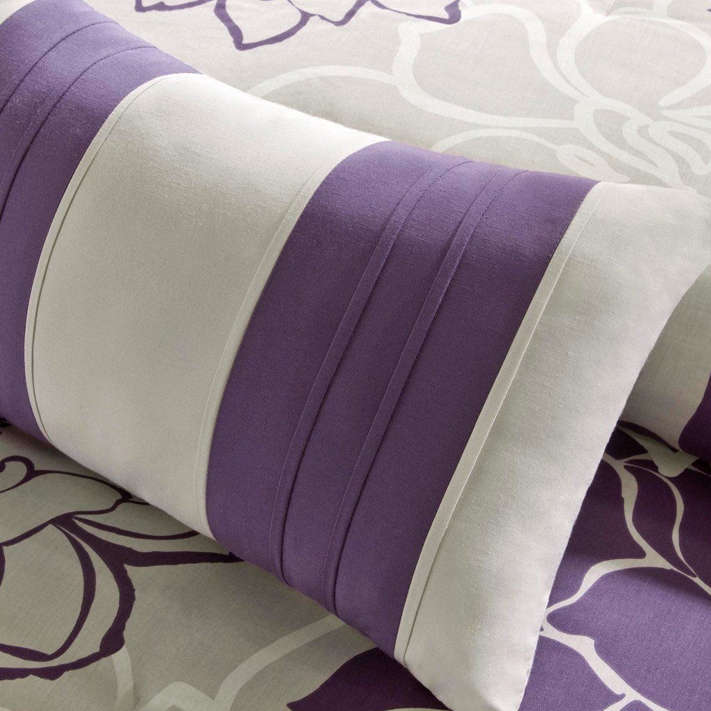 Lola Purple 7-Piece Comforter Set Comforter Sets By Olliix/JLA HOME (E & E Co., Ltd)