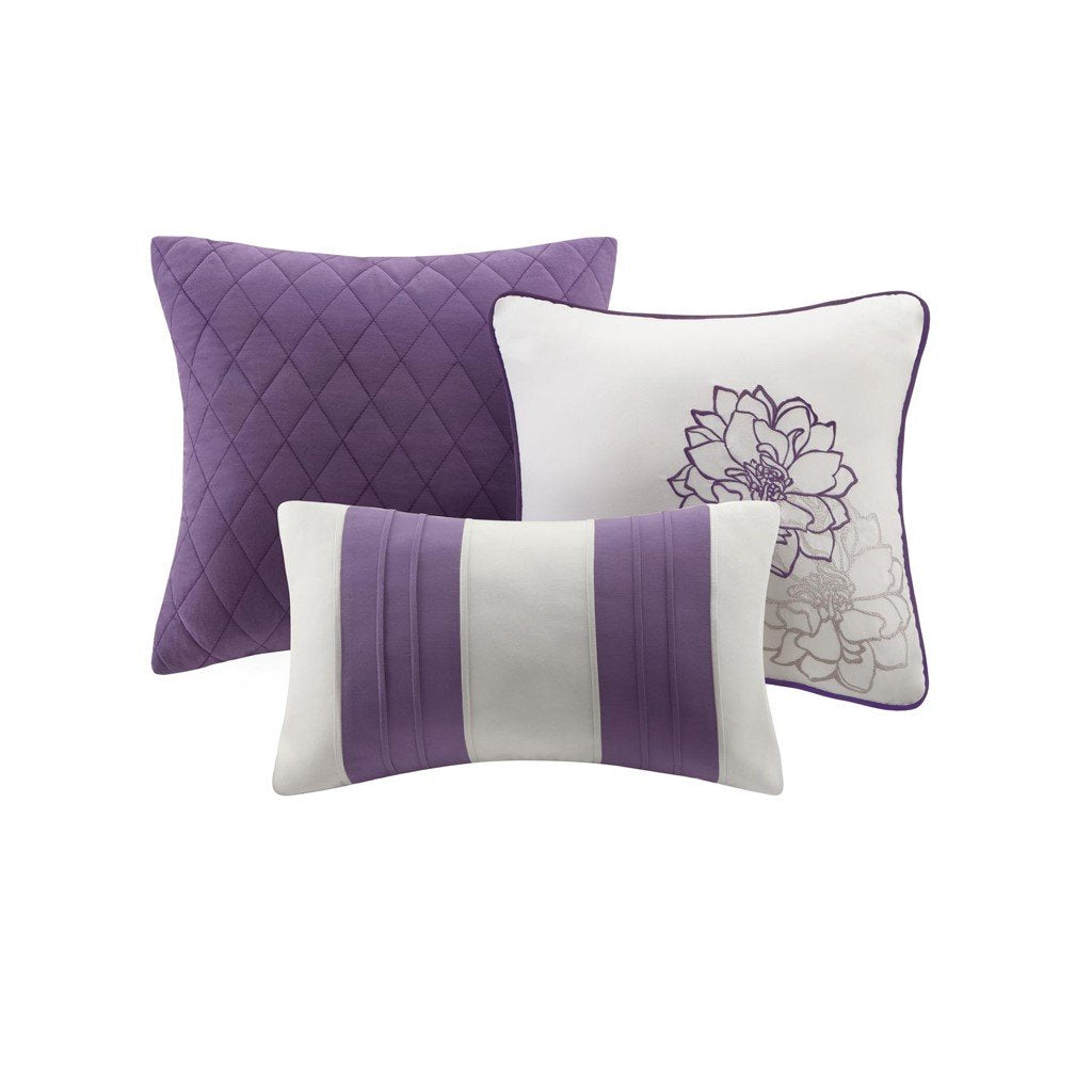 Lola Purple 7-Piece Comforter Set Comforter Sets By Olliix/JLA HOME (E & E Co., Ltd)