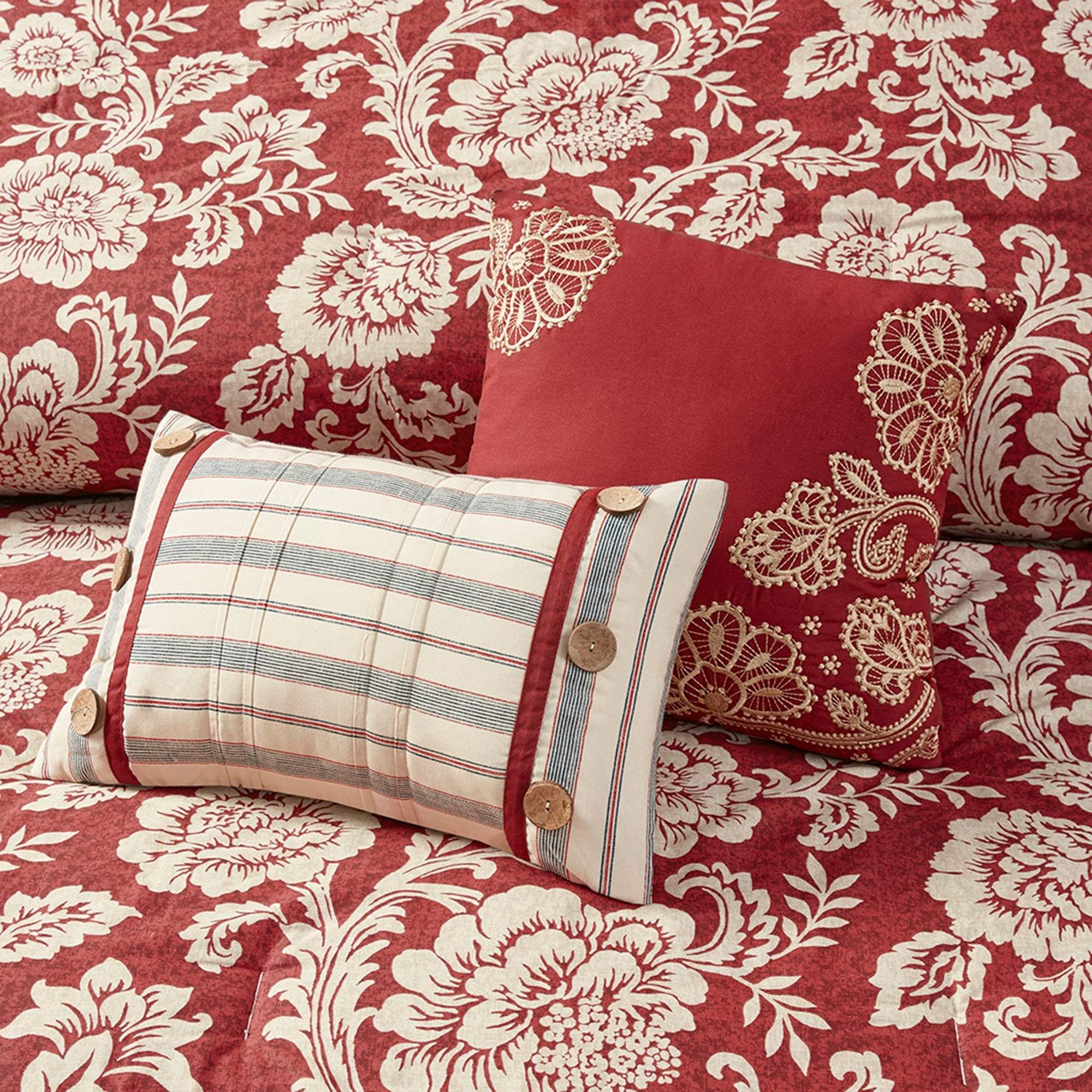 Mexico Red 9-Piece Comforter Set Comforter Sets By Olliix/JLA HOME (E & E Co., Ltd)