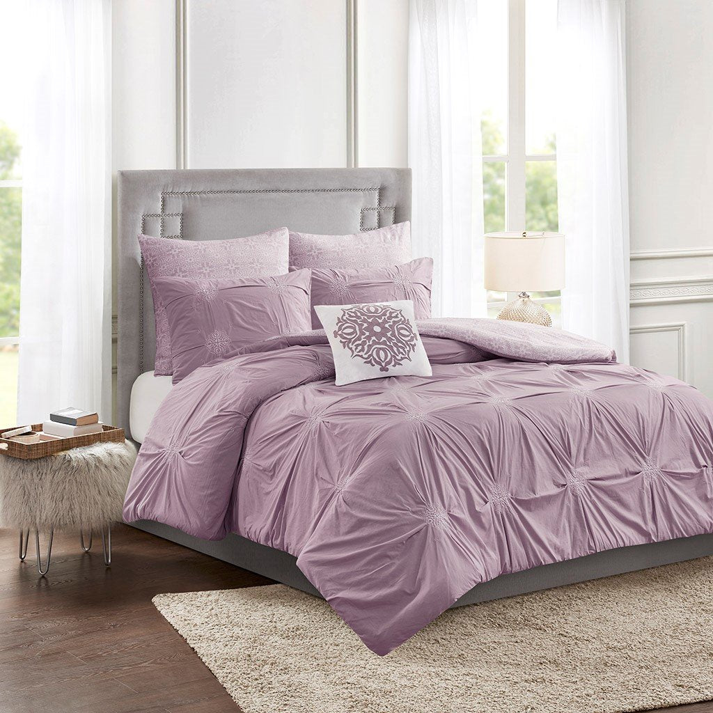 Malia Lavender 6-Piece Comforter Set Comforter Sets By Olliix/JLA HOME (E & E Co., Ltd)
