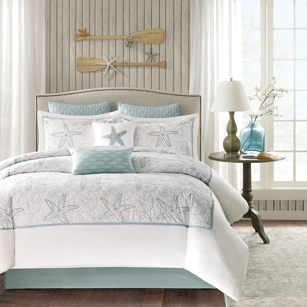 Maya Blue 4-Piece Comforter Set Comforter Sets By Olliix/JLA HOME (E & E Co., Ltd)