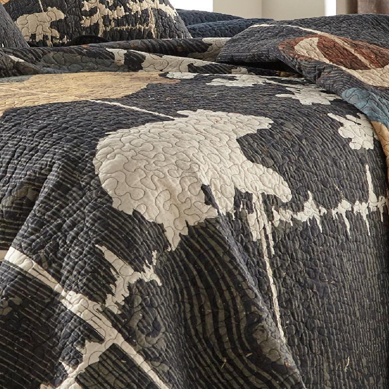 Moonlit Bear 3-Piece Cotton Quilt Set Quilt Sets By Donna Sharp