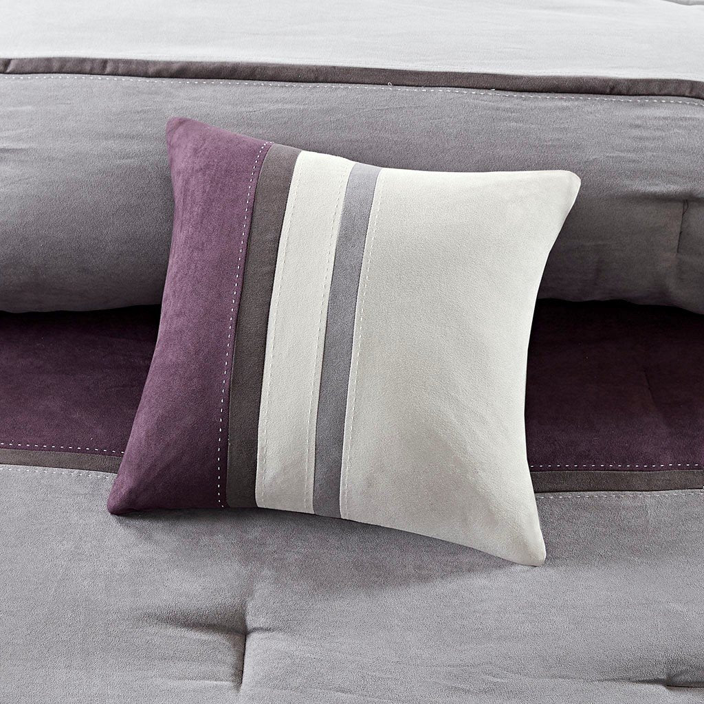 Palisades Purple 7-Piece Comforter Set Comforter Sets By Olliix/JLA HOME (E & E Co., Ltd)