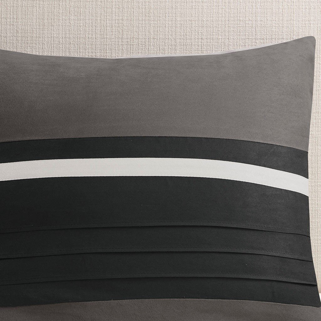 Palmer Black 7-Piece Comforter Set Comforter Sets By Olliix/JLA HOME (E & E Co., Ltd)
