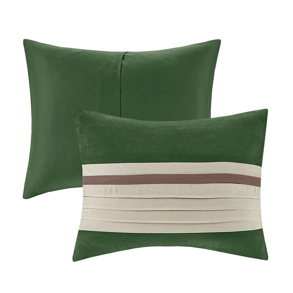 Palmer Green 7-Piece Comforter Set Comforter Sets By Olliix/JLA HOME (E & E Co., Ltd)