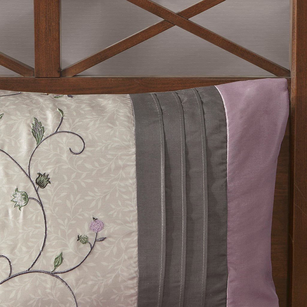 Serene Purple 7-Piece Comforter Set Comforter Sets By Olliix/JLA HOME (E & E Co., Ltd)