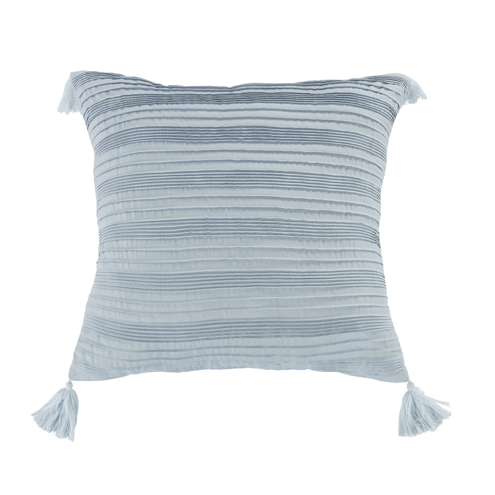 Silver Branch Blue Decorative Pillow 18" x 18" Throw Pillows By Donna Sharp