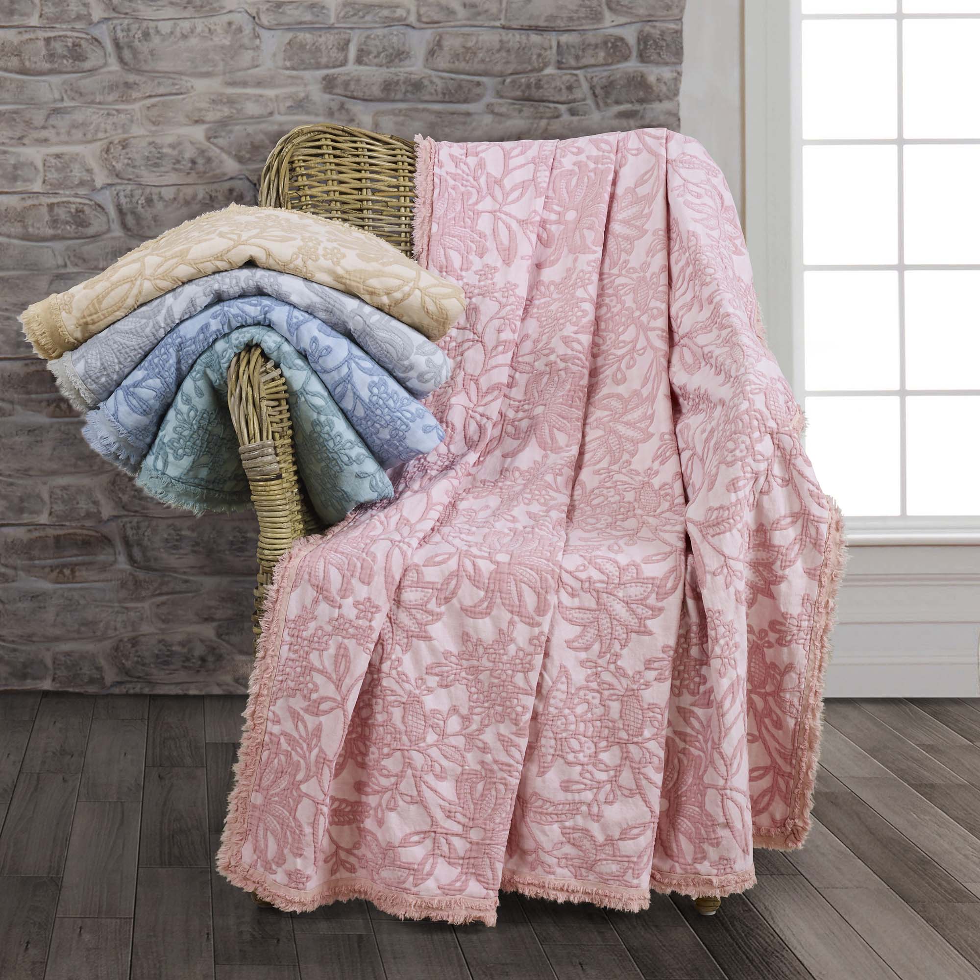 Toile Mauve Throw Throws By Donna Sharp