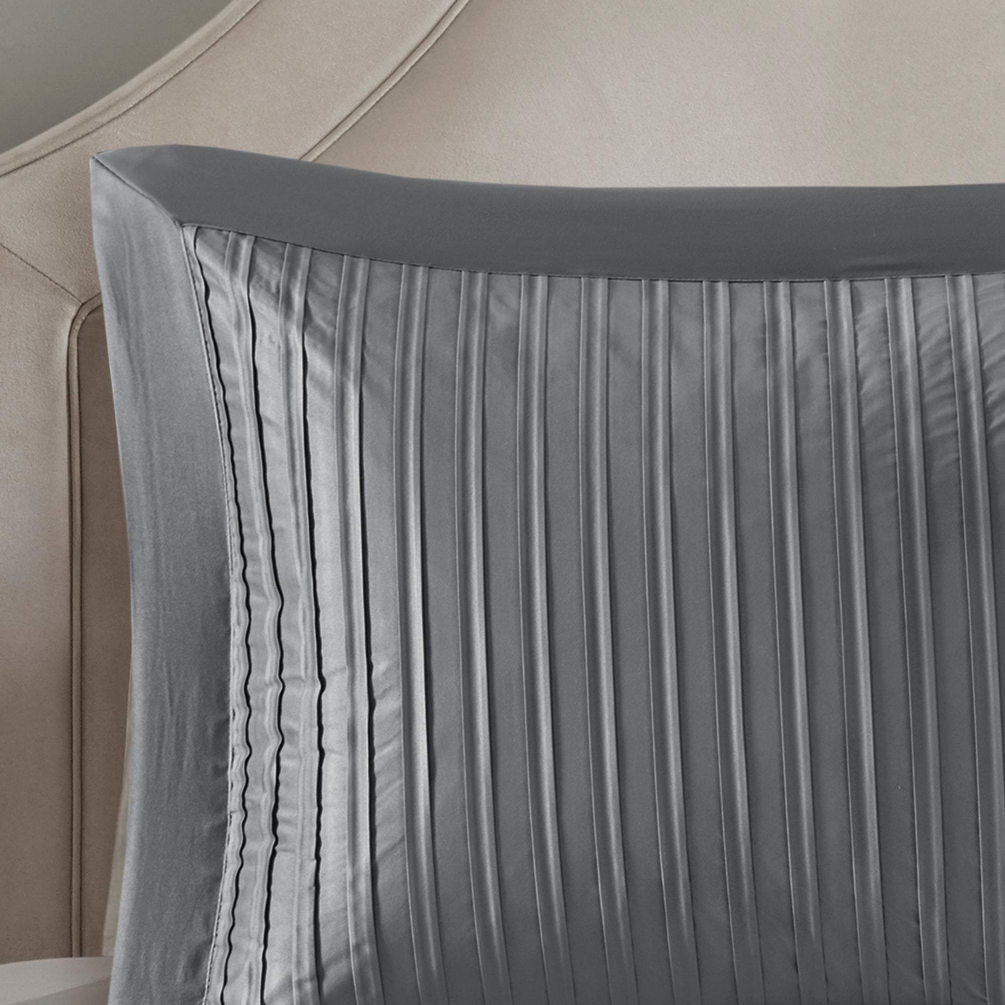 Trinity Grey 7-Piece Comforter Set Comforter Sets By Olliix/JLA HOME (E & E Co., Ltd)