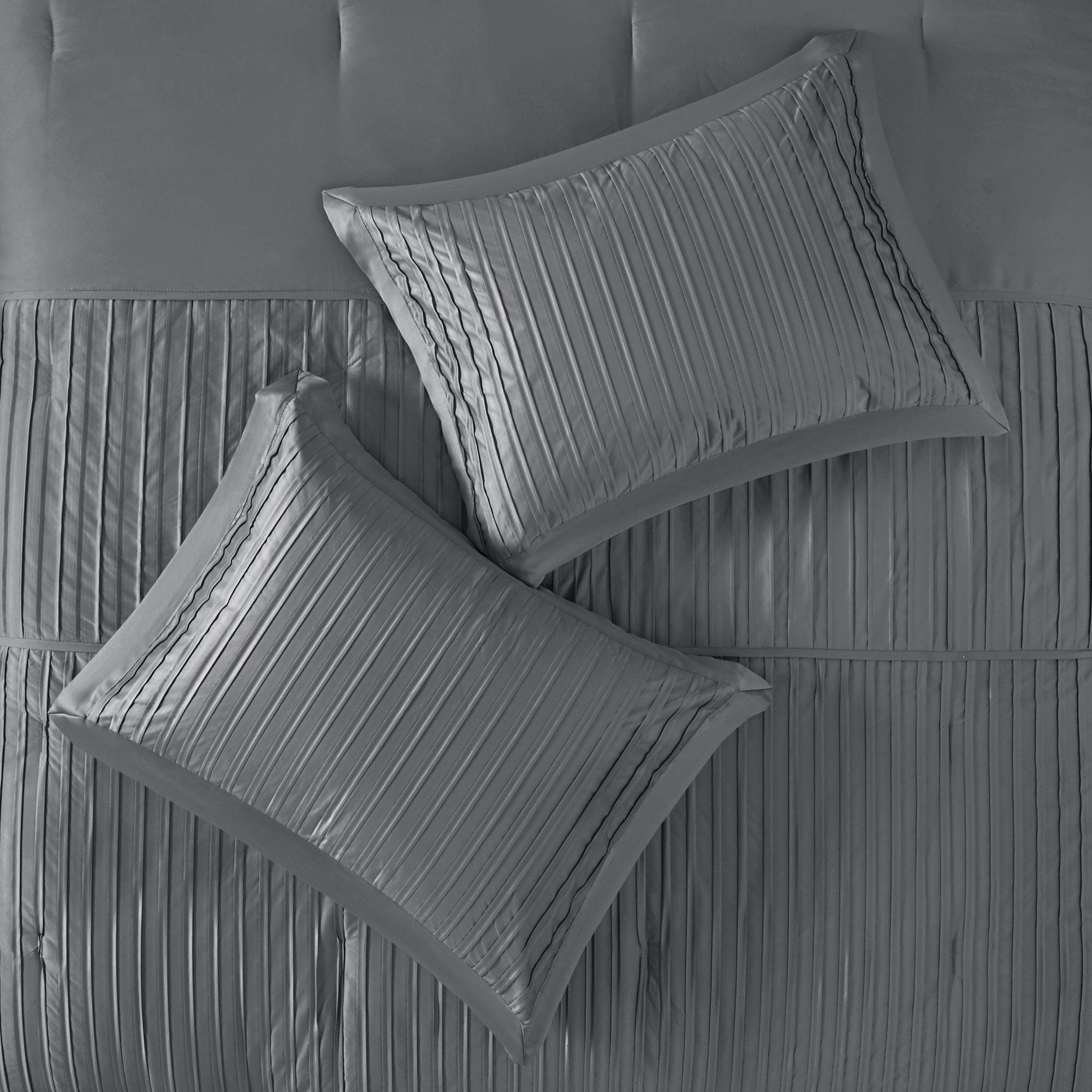 Trinity Grey 7-Piece Comforter Set Comforter Sets By Olliix/JLA HOME (E & E Co., Ltd)