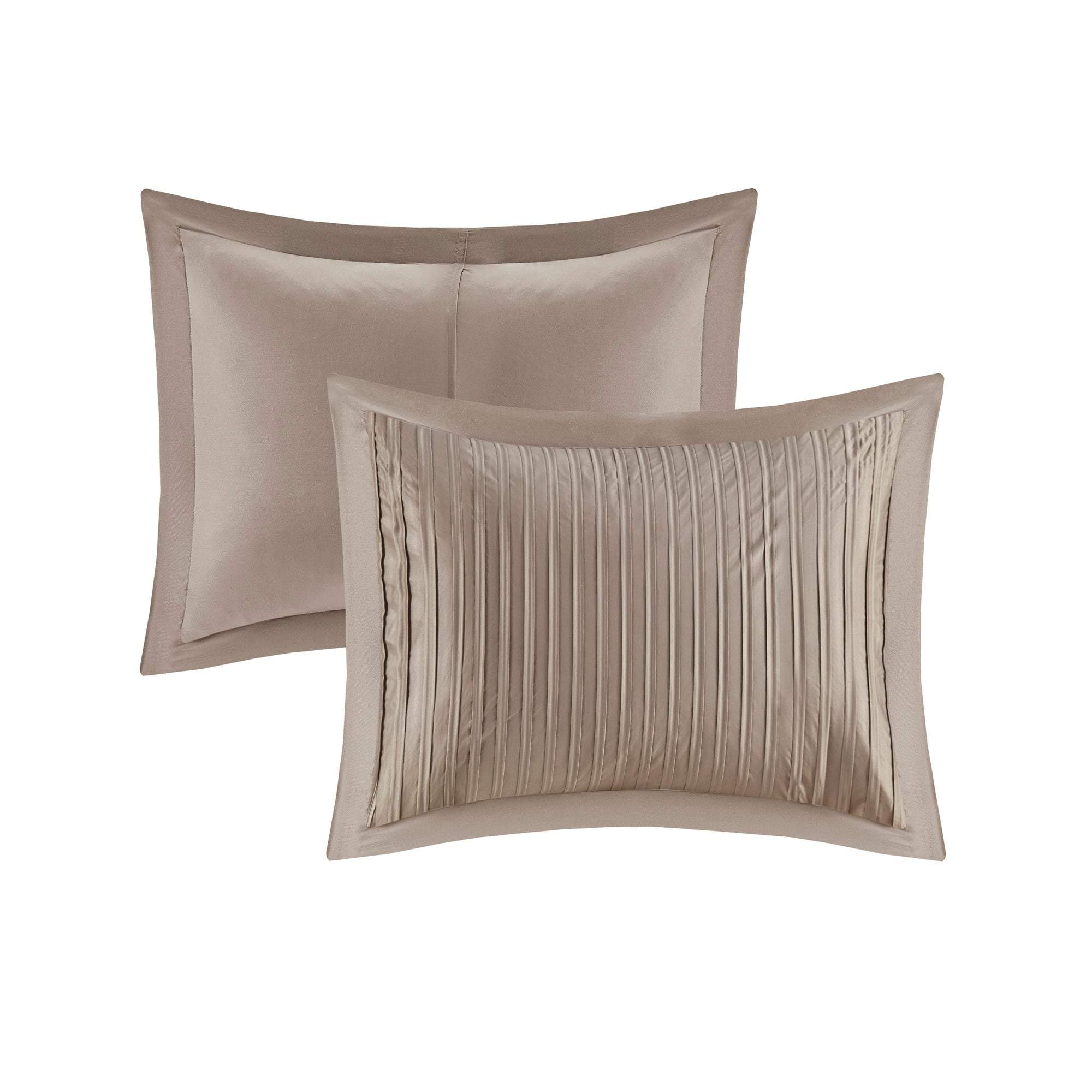 Trinity Taupe 7-Piece Comforter Set Comforter Sets By Olliix/JLA HOME (E & E Co., Ltd)