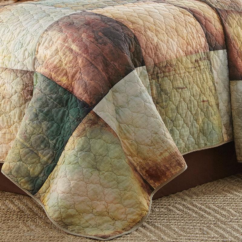 Wood Patch 3-Piece Cotton Quilt Set Quilt Sets By Donna Sharp