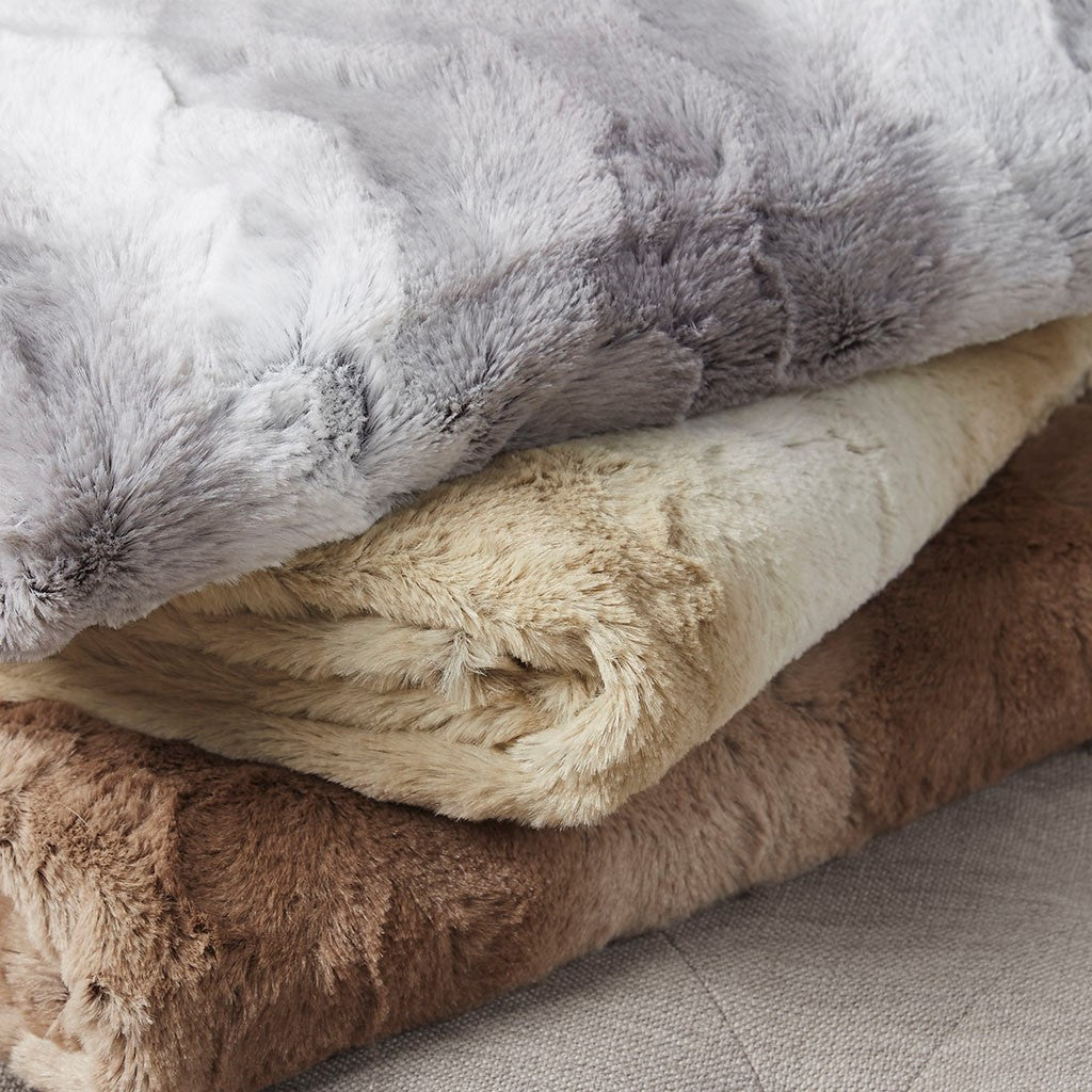 Zuri Weighted Faux Fur Blanket