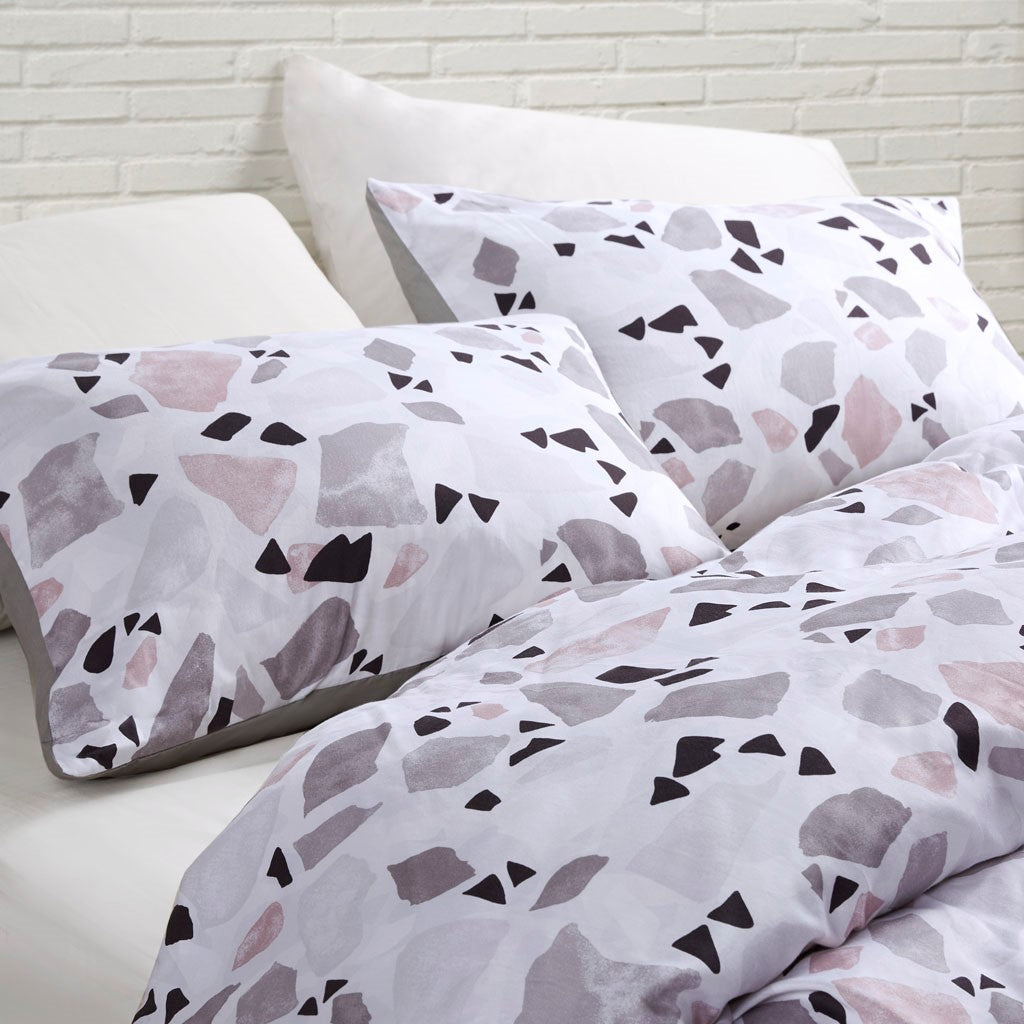 Terrazzo Cotton Printed Comforter Set