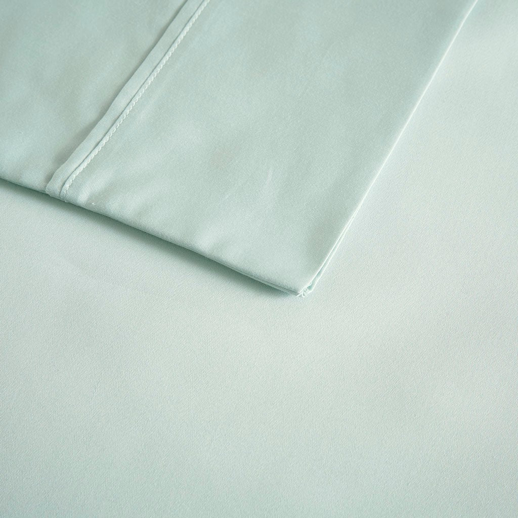 400 Thread Count Wrinkle Resistant Cotton Sateen Sheet Set