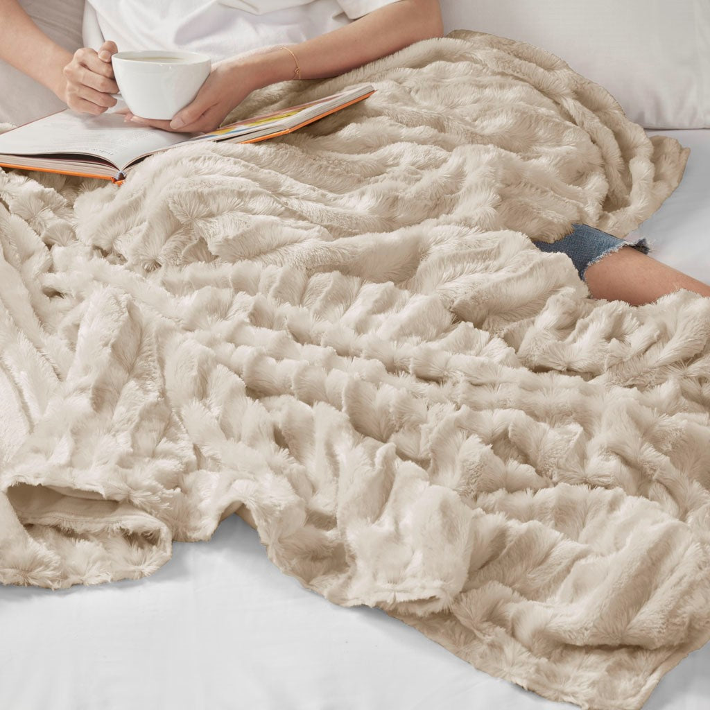 Duke Faux Fur Weighted Blanket