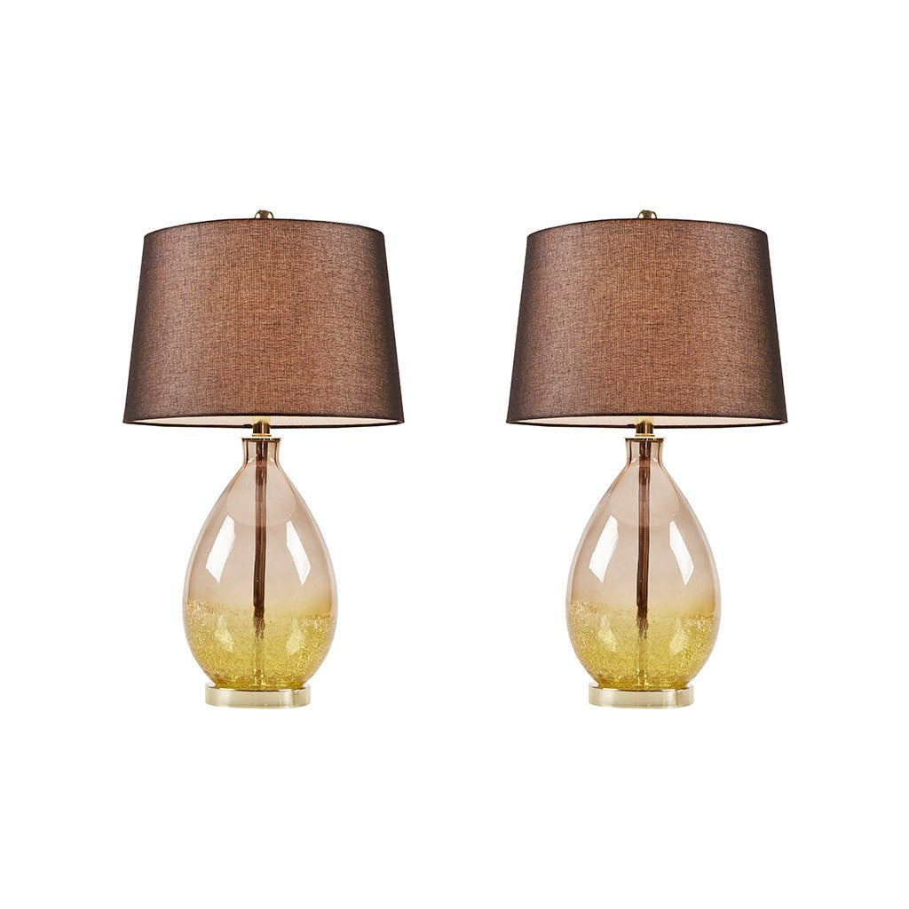 Cortina Gold Table Lamp Set of 2