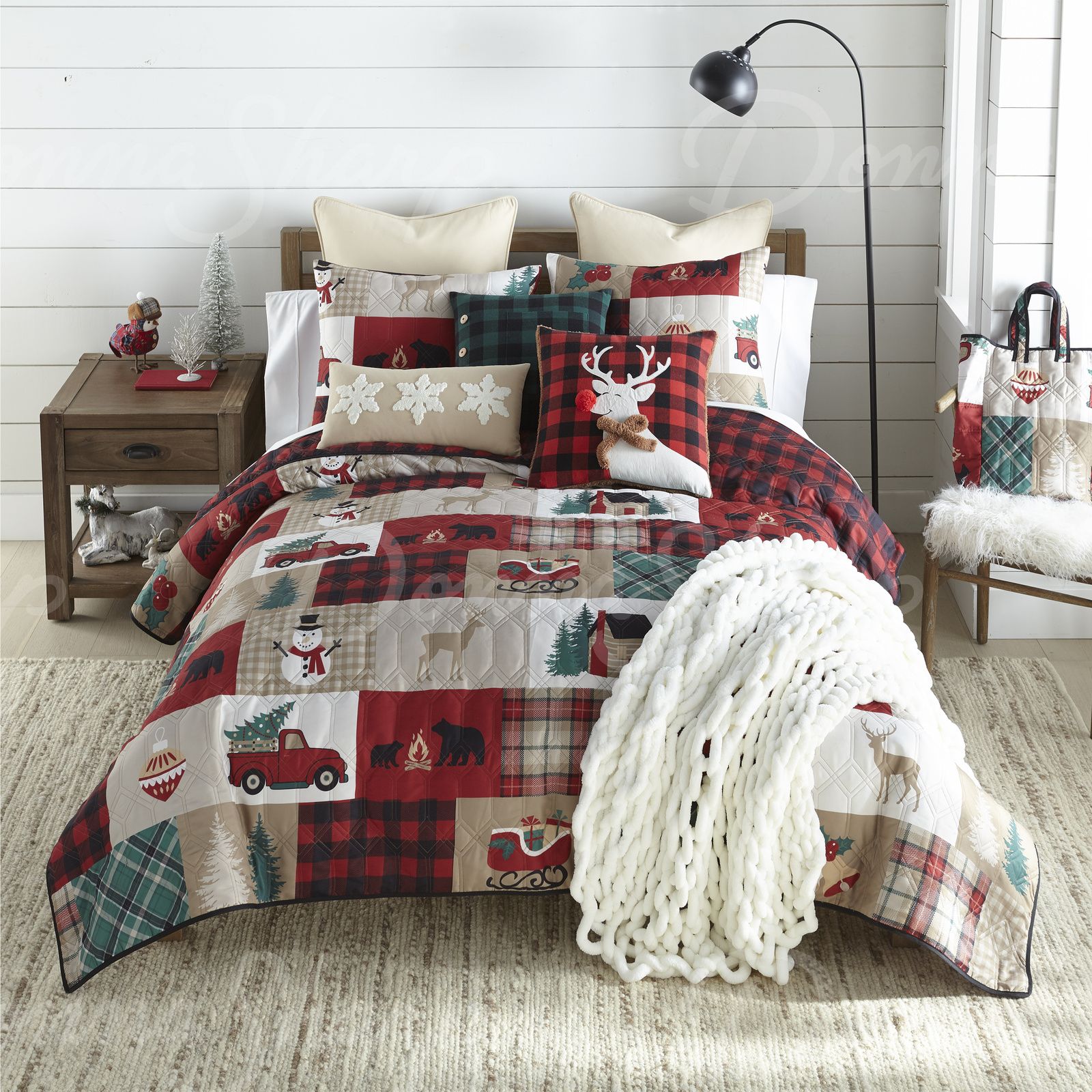 Christmas Quilted Forest Bedding by Donna Sharp