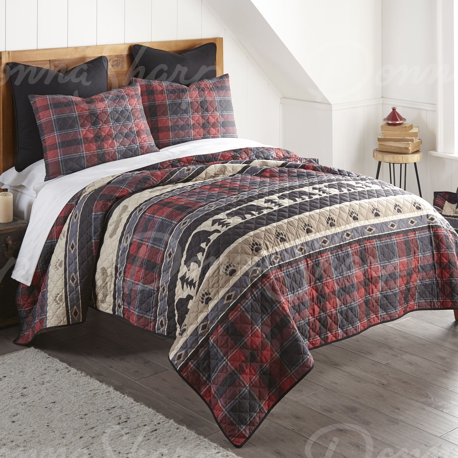 Canoe Trip Quilted Bedding Set