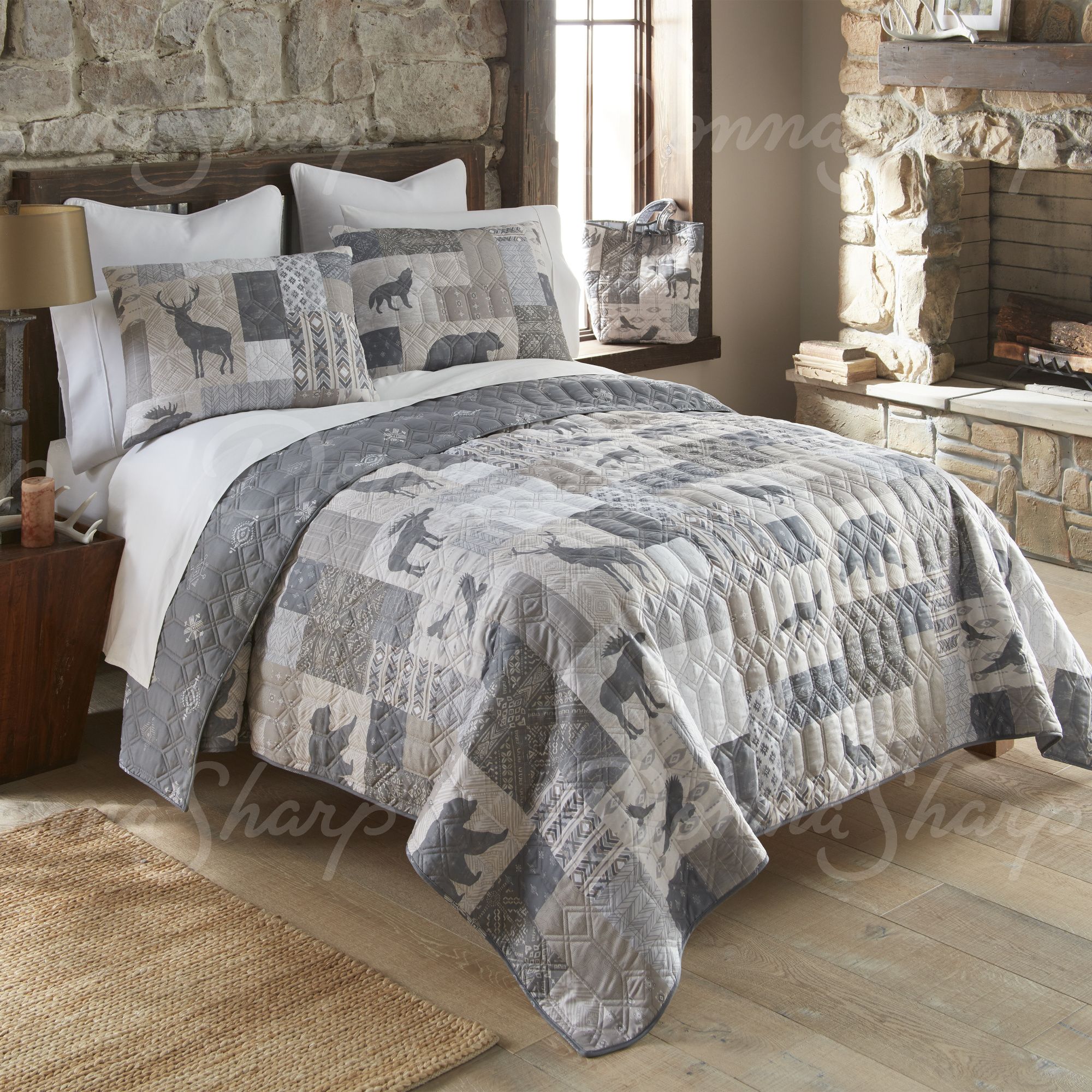Wyoming Quilted Bedding Set